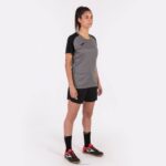 Joma 82P4R3670 مزيج أسود رمادي قميص بأكمام قصيرة أكاديمية رابعا نحيف - Image 7