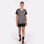 Joma 82P4R3670 مزيج أسود رمادي قميص بأكمام قصيرة أكاديمية رابعا نحيف - Image 9