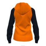 Joma 82P4R3680 برتقالي أسود أكاديمية جاكيت مقنع رابعًا نحيف - Image 2