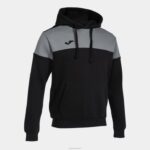 Joma 82P4R370 أسود اللون الرمادي طاقم سترة مقنعين v رجال