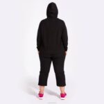 Joma 82P4R3721 أسود دافني سترة مقنعين نحيف - Image 6