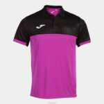 Joma 82P4R374 نيون وردي أسود قميص بولو قصير الاكمام مونتريال رجال - Image 4