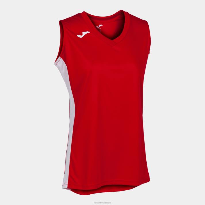 joma_82p4r3758_d8a7d8add985d8b1_d8a7d8a8d98ad8b6_d8aad98a_d8b4d98ad8b1d8aa_d8a8d984d8a7_d8a3d983d985d8a7d985_d983d8a7d986d8b4d8.jpg Joma 82P4R3758 احمر ابيض تي شيرت بلا أكمام كانشا الثالث نحيف - Image 1