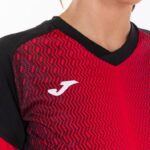 Joma 82P4R3786 أسود أحمر قميص بأكمام قصيرة سوبر نوفا نحيف - Image 5