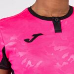 Joma 82P4R3787 نيون وردي أسود قميص قصير الأكمام toletum الثاني نحيف - Image 3