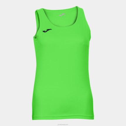 Joma 82P4R3806 نيون الخضراء بلا أكمام تي شيرت ديانا نحيف
