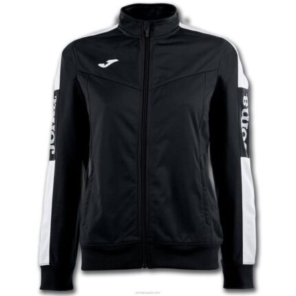 Joma 82P4R3812 أسود أبيض بطولة سترة الرابع نحيف