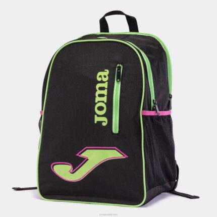 Joma 82P4R3814 أسود أخضر حقيبة ظهر حقيبة حذاء سيد