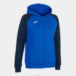 Joma 82P4R3815 الأزرق الملكي الأزرق الداكن أكاديمية جاكيت مقنع رابعًا نحيف