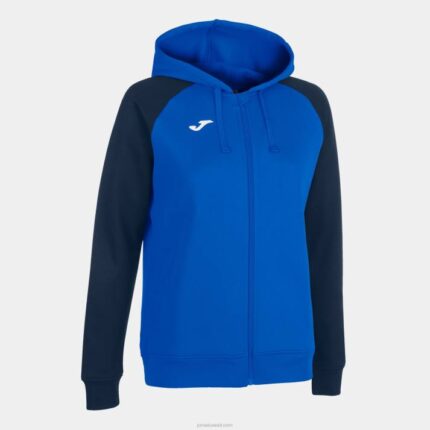 Joma 82P4R3815 الأزرق الملكي الأزرق الداكن أكاديمية جاكيت مقنع رابعًا نحيف
