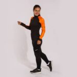 Joma 82P4R3823 برتقالة سوداء قميص من النوع الثقيل النخبة التاسع نحيف - Image 4