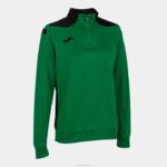 Joma 82P4R3827 أخضر أسود بطولة قميص من النوع الثقيل vi نحيف