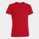 Joma 82P4R3846 أحمر قميص قصير الاكمام صحراوي نحيف