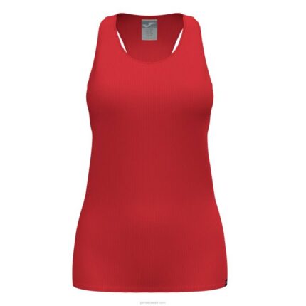 Joma 82P4R3854 أحمر واحة أعلى الخزان نحيف