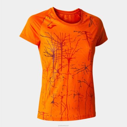 Joma 82P4R3862 البرتقالي قميص قصير الأكمام النخبة التاسع نحيف