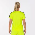 Joma 82P4R3892 نيون أصفر أسود أكاديمية قميص بأكمام قصيرة iii نحيف - Image 2