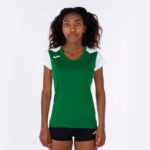 Joma 82P4R3893 أبيض أخضر قميص قصير الأكمام سجل الثاني نحيف - Image 2