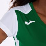 Joma 82P4R3893 أبيض أخضر قميص قصير الأكمام سجل الثاني نحيف - Image 5