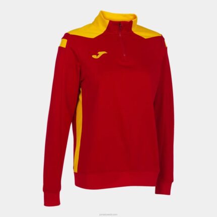 Joma 82P4R3905 احمر اصفر بطولة قميص من النوع الثقيل vi نحيف