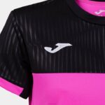 Joma 82P4R3909 نيون وردي أسود قميص قصير الأكمام مونتريال نحيف - Image 9