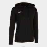 Joma 82P4R3942 أسود مقنعين سترة النحت الثاني نحيف