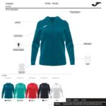 Joma 82P4R3943 أخضر مقنعين سترة النحت الثاني نحيف - Image 3
