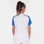 Joma 82P4R3951 أبيض أزرق ملكي قميص بأكمام قصيرة أكاديمية رابعا نحيف - Image 3