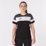 Joma 82P4R3981 أسود أبيض رمادي غامق قميص بأكمام قصيرة طاقم رابعا نحيف - Image 2
