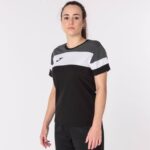 Joma 82P4R3981 أسود أبيض رمادي غامق قميص بأكمام قصيرة طاقم رابعا نحيف - Image 5