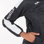 Joma 82P4R3987 أسود أبيض بطولة سترة المطر الرابع نحيف - Image 4