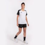 Joma 82P4R3998 أبيض أسود قميص بأكمام قصيرة أكاديمية رابعا نحيف - Image 6