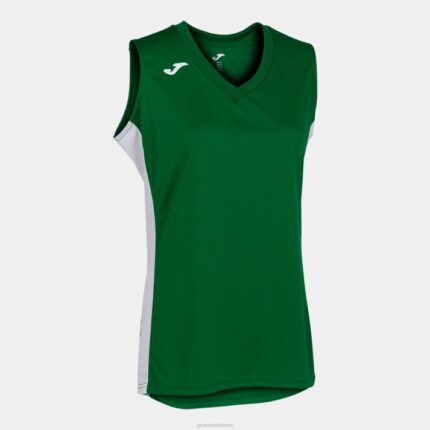 Joma 82P4R4021 أبيض أخضر تي شيرت بلا أكمام كانشا ​​الثالث نحيف