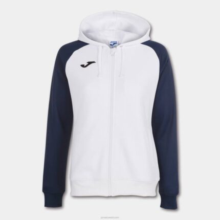 Joma 82P4R4046 أبيض كحلي أكاديمية جاكيت مقنع رابعًا نحيف