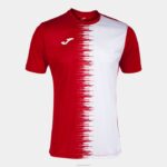Joma 82P4R405 احمر ابيض قميص بأكمام قصيرة سيتي الثاني رجال - Image 4