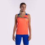 Joma 82P4R4060 نيون المرجان الأزرق الملكي النخبة أعلى الخزان x نحيف - Image 3