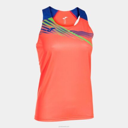 Joma 82P4R4060 نيون المرجان الأزرق الملكي النخبة أعلى الخزان x نحيف