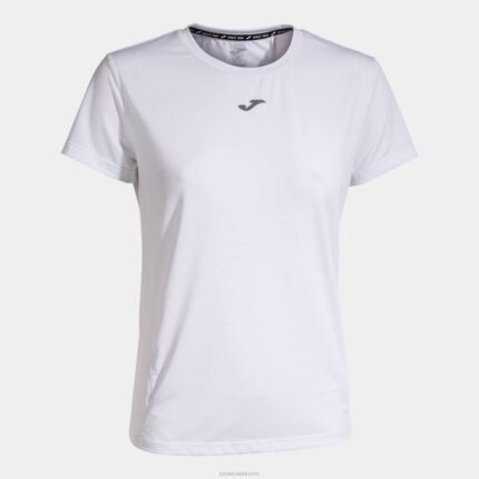 Joma 82P4R4066 أبيض قميص قصير الأكمام r-night نحيف