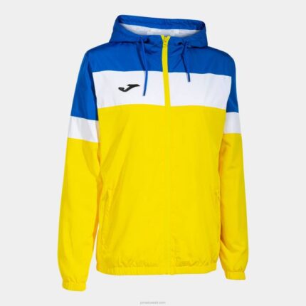 Joma 82P4R4073 أصفر أزرق ملكي طاقم سترة المطر رابعا نحيف
