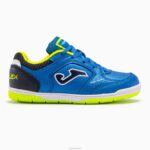 Joma 82P4R4104 الأزرق الملكي الأزرق الداكن حذاء كرة الصالات توب فليكس جونيور 23 للناشئين في الأماكن المغلقة