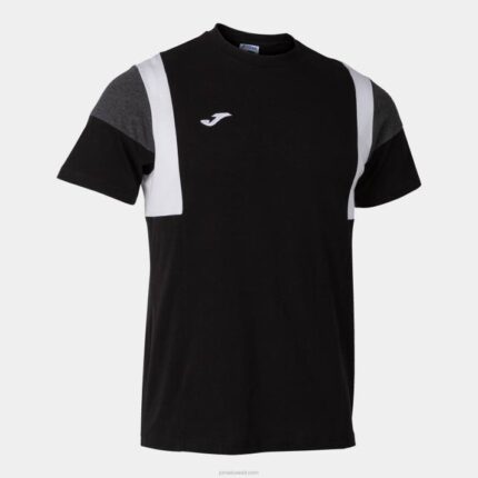 Joma 82P4R4113 أسود قميص بأكمام قصيرة مريحة iii رجال