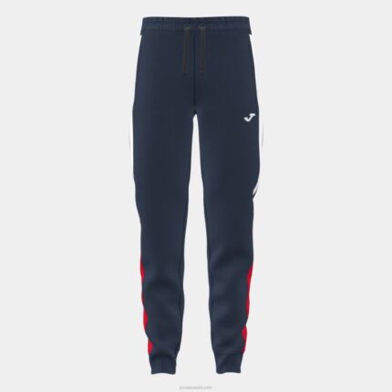 Joma 82P4R4118 الأزرق الداكن الأحمر لونغز السراويل شريطية رجال