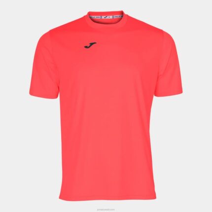 Joma 82P4R4120 نيون المرجان قميص قصير الأكمام كومبي رجال