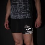 Joma 82P4R4128 أسود لباس ضيق قصير النخبة الثامن رجال - Image 2