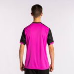 Joma 82P4R4129 نيون وردي أسود قميص قصير الأكمام مونتريال رجال - Image 3