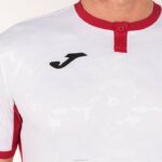 Joma 82P4R4143 أبيض أحمر قميص قصير الأكمام toletum الثاني رجال - Image 4