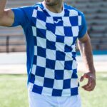 Joma 82P4R4146 أزرق ملكي أبيض قميص بأكمام قصيرة العلم الثاني رجال - Image 2