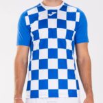 Joma 82P4R4146 أزرق ملكي أبيض قميص بأكمام قصيرة العلم الثاني رجال - Image 3