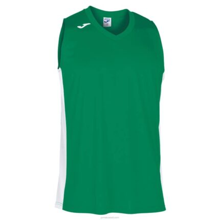 Joma 82P4R4155 أبيض أخضر تي شيرت بلا أكمام كانشا ​​الثالث رجال