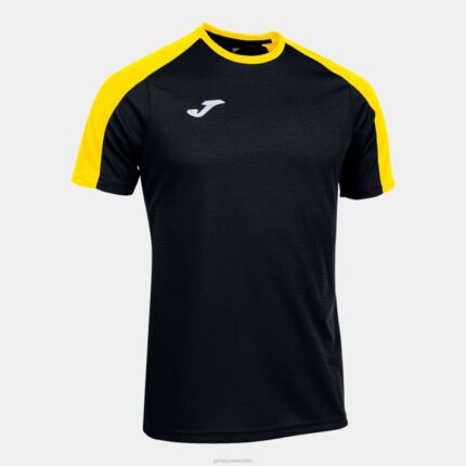 Joma 82P4R4170 أصفر مسود قميص البطولة البيئية قصيرة الأكمام رجال