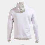 Joma 82P4R4179 ابيض رمادي سترة مقنعين مريحة الثاني رجال - Image 2